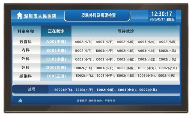 候诊区综合显示一体机(DX-G55-B1)